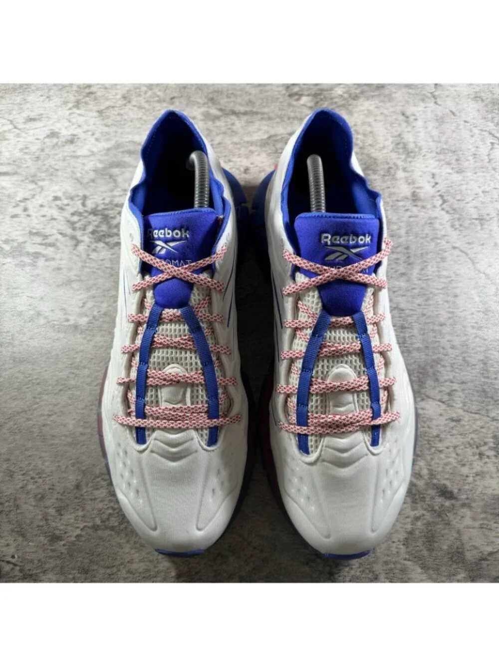 Reebok Zig Kinetica B-grade White Blue Fx2460 Running Men Shoes Size Medium 10